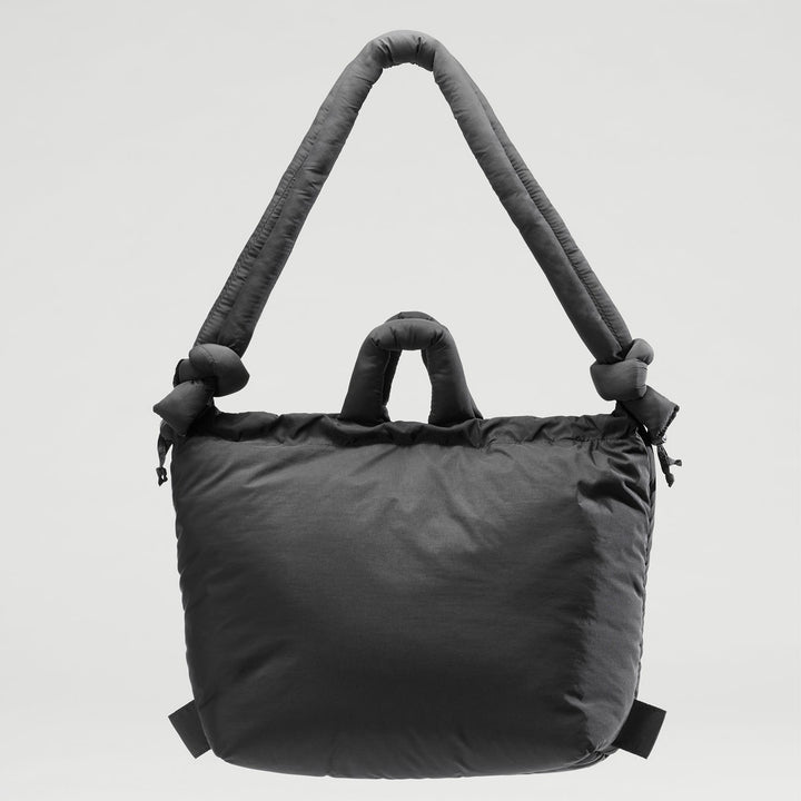 Black Padded Knot Nylon Carryall